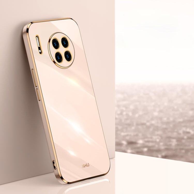 Custodia antiurto in TPU con bordo in oro con placcatura 6D XINLI, For Huawei Mate 30, For Huawei Mate 30 Pro, For Huawei Mate 40