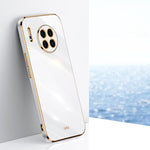 Custodia antiurto in TPU con bordo in oro con placcatura 6D XINLI, For Huawei Mate 30, For Huawei Mate 30 Pro, For Huawei Mate 40