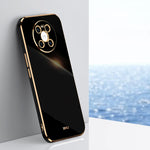 Custodia antiurto in TPU con bordo in oro con placcatura 6D XINLI, For Huawei Mate 30, For Huawei Mate 30 Pro, For Huawei Mate 40