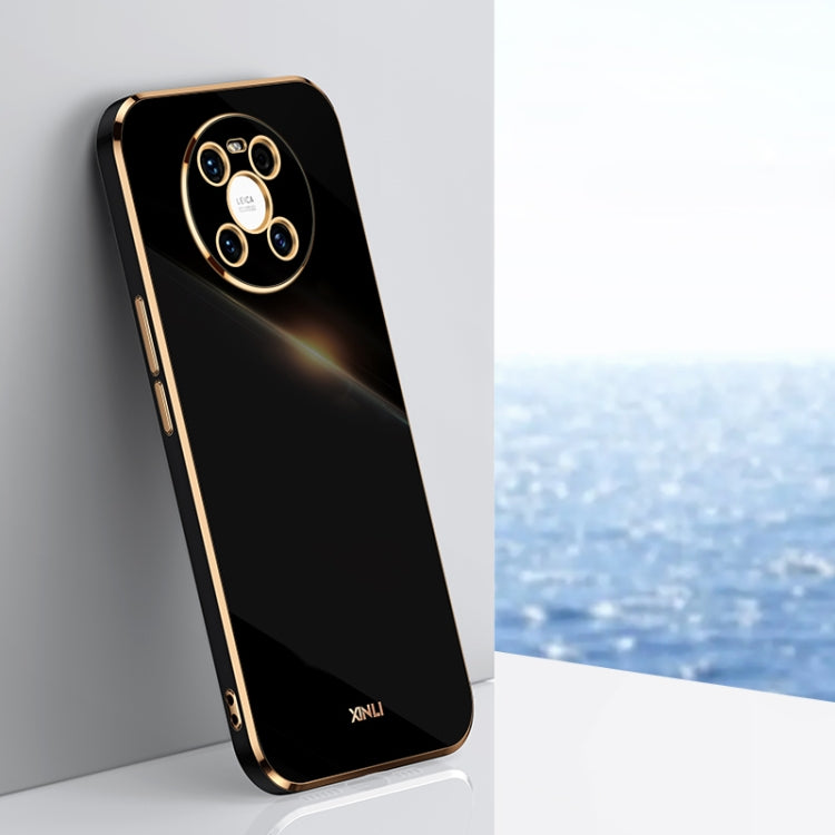Custodia antiurto in TPU con bordo in oro con placcatura 6D XINLI, For Huawei Mate 30, For Huawei Mate 30 Pro, For Huawei Mate 40