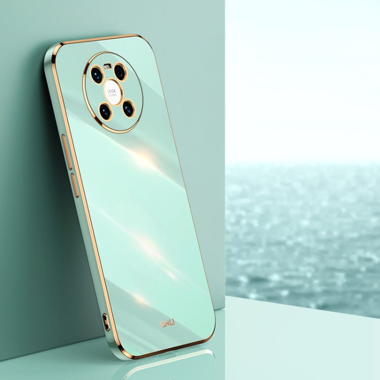 Custodia antiurto in TPU con bordo in oro con placcatura 6D XINLI, For Huawei Mate 30, For Huawei Mate 30 Pro, For Huawei Mate 40