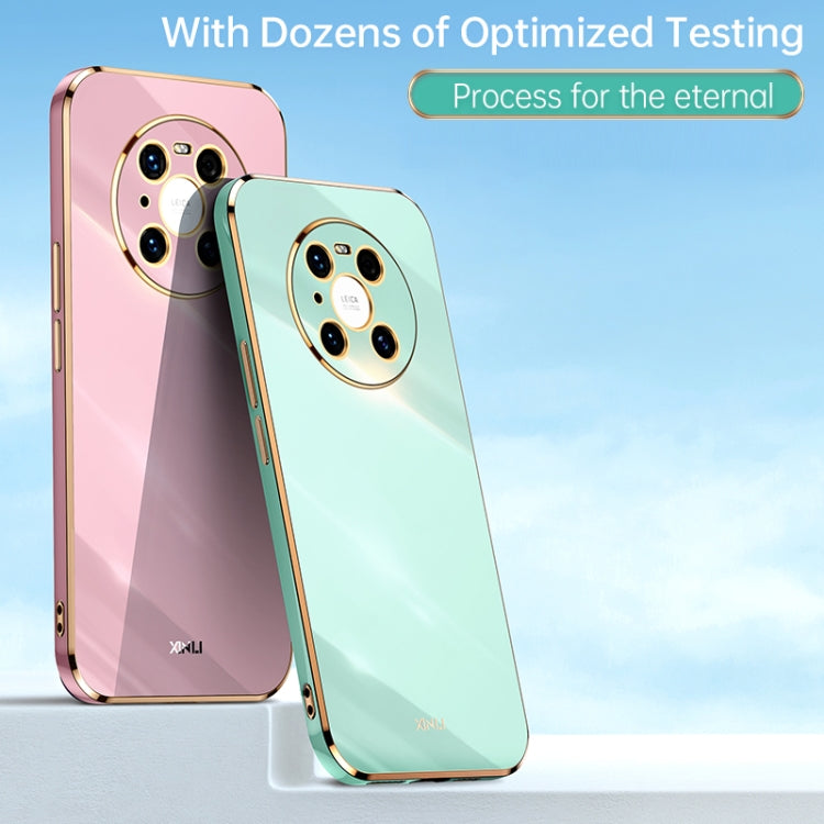 Custodia antiurto in TPU con bordo in oro con placcatura 6D XINLI, For Huawei Mate 40 Pro, For Huawei nova 6 5G, For Huawei nova 6 SE