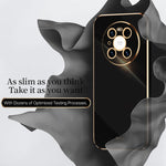 Custodia antiurto in TPU con bordo in oro con placcatura 6D XINLI, For Huawei Mate 40 Pro, For Huawei nova 6 5G, For Huawei nova 6 SE