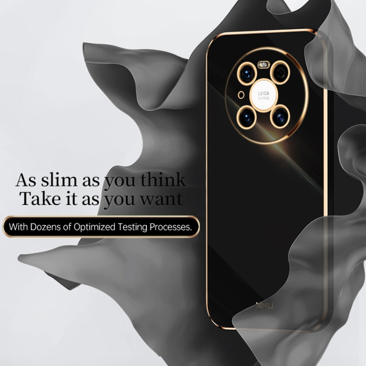 Custodia antiurto in TPU con bordo in oro con placcatura 6D XINLI, For Huawei Mate 40 Pro, For Huawei nova 6 5G, For Huawei nova 6 SE