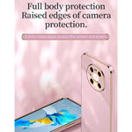 Custodia antiurto in TPU con bordo in oro con placcatura 6D XINLI, For Huawei Mate 40 Pro, For Huawei nova 6 5G, For Huawei nova 6 SE