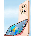 Custodia antiurto in TPU con bordo in oro con placcatura 6D XINLI, For Huawei Mate 40 Pro, For Huawei nova 6 5G, For Huawei nova 6 SE