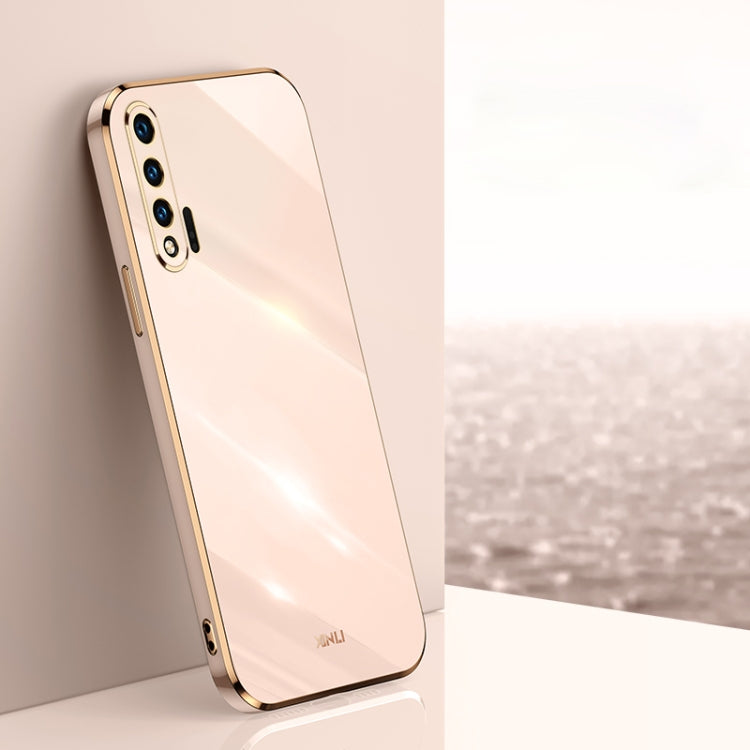 Custodia antiurto in TPU con bordo in oro con placcatura 6D XINLI, For Huawei Mate 40 Pro, For Huawei nova 6 5G, For Huawei nova 6 SE