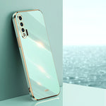 Custodia antiurto in TPU con bordo in oro con placcatura 6D XINLI, For Huawei Mate 40 Pro, For Huawei nova 6 5G, For Huawei nova 6 SE