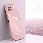 Custodia antiurto in TPU con bordo in oro con placcatura 6D XINLI, For Huawei Mate 40 Pro, For Huawei nova 6 5G, For Huawei nova 6 SE