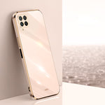Custodia antiurto in TPU con bordo in oro con placcatura 6D XINLI, For Huawei Mate 40 Pro, For Huawei nova 6 5G, For Huawei nova 6 SE