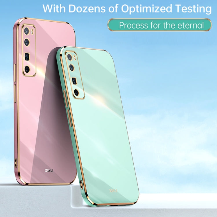 Custodia antiurto in TPU con bordo in oro con placcatura 6D XINLI, For Huawei nova 7 5G, For Huawei nova 7 Pro 5G, For Huawei nova 7 SE