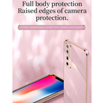 Custodia antiurto in TPU con bordo in oro con placcatura 6D XINLI, For Huawei nova 7 5G, For Huawei nova 7 Pro 5G, For Huawei nova 7 SE