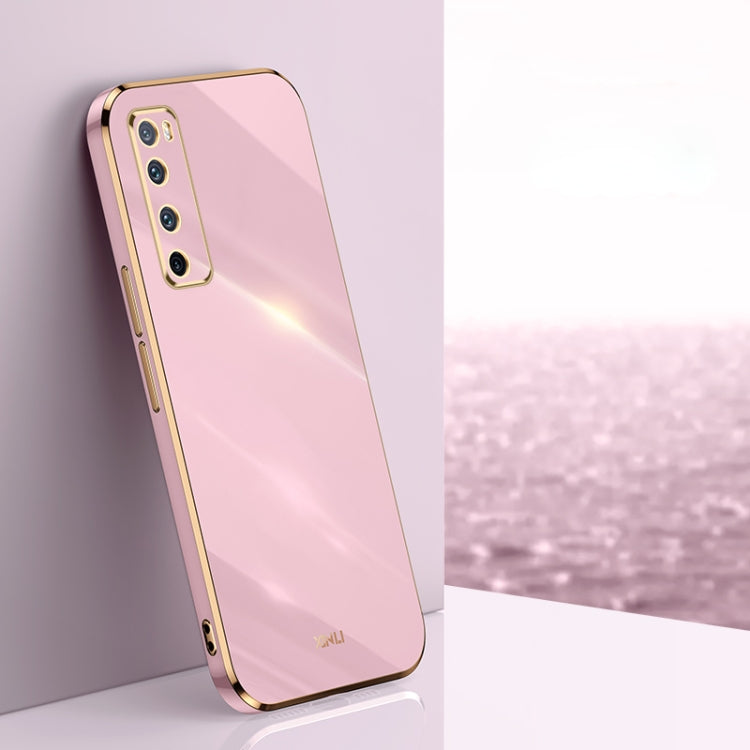 Custodia antiurto in TPU con bordo in oro con placcatura 6D XINLI, For Huawei nova 7 5G, For Huawei nova 7 Pro 5G, For Huawei nova 7 SE