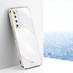 Custodia antiurto in TPU con bordo in oro con placcatura 6D XINLI, For Huawei nova 7 5G, For Huawei nova 7 Pro 5G, For Huawei nova 7 SE