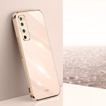 Custodia antiurto in TPU con bordo in oro con placcatura 6D XINLI, For Huawei nova 7 5G, For Huawei nova 7 Pro 5G, For Huawei nova 7 SE