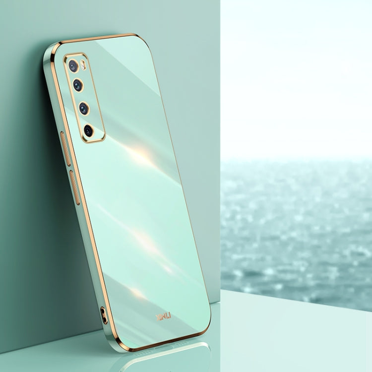 Custodia antiurto in TPU con bordo in oro con placcatura 6D XINLI, For Huawei nova 7 5G, For Huawei nova 7 Pro 5G, For Huawei nova 7 SE
