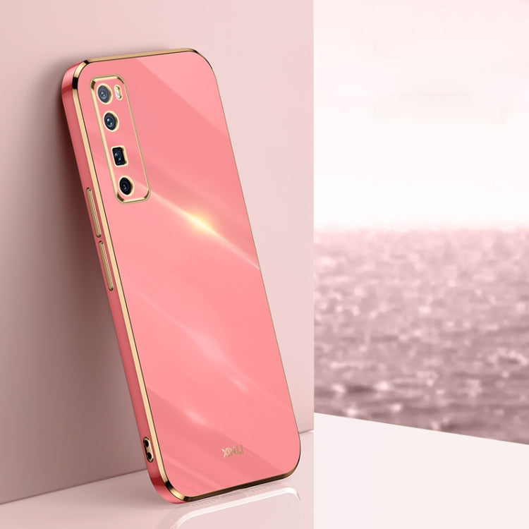 Custodia antiurto in TPU con bordo in oro con placcatura 6D XINLI, For Huawei nova 7 5G, For Huawei nova 7 Pro 5G, For Huawei nova 7 SE