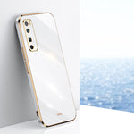 Custodia antiurto in TPU con bordo in oro con placcatura 6D XINLI, For Huawei nova 7 5G, For Huawei nova 7 Pro 5G, For Huawei nova 7 SE