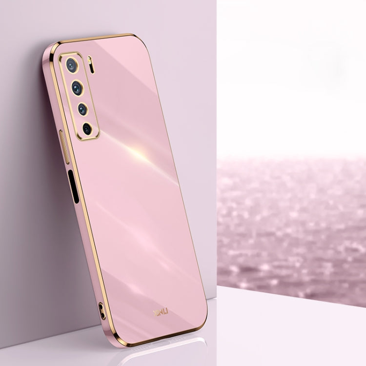 Custodia antiurto in TPU con bordo in oro con placcatura 6D XINLI, For Huawei nova 7 5G, For Huawei nova 7 Pro 5G, For Huawei nova 7 SE