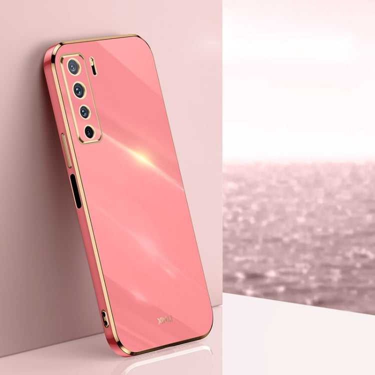 Custodia antiurto in TPU con bordo in oro con placcatura 6D XINLI, For Huawei nova 7 5G, For Huawei nova 7 Pro 5G, For Huawei nova 7 SE