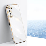 Custodia antiurto in TPU con bordo in oro con placcatura 6D XINLI, For Huawei nova 7 5G, For Huawei nova 7 Pro 5G, For Huawei nova 7 SE