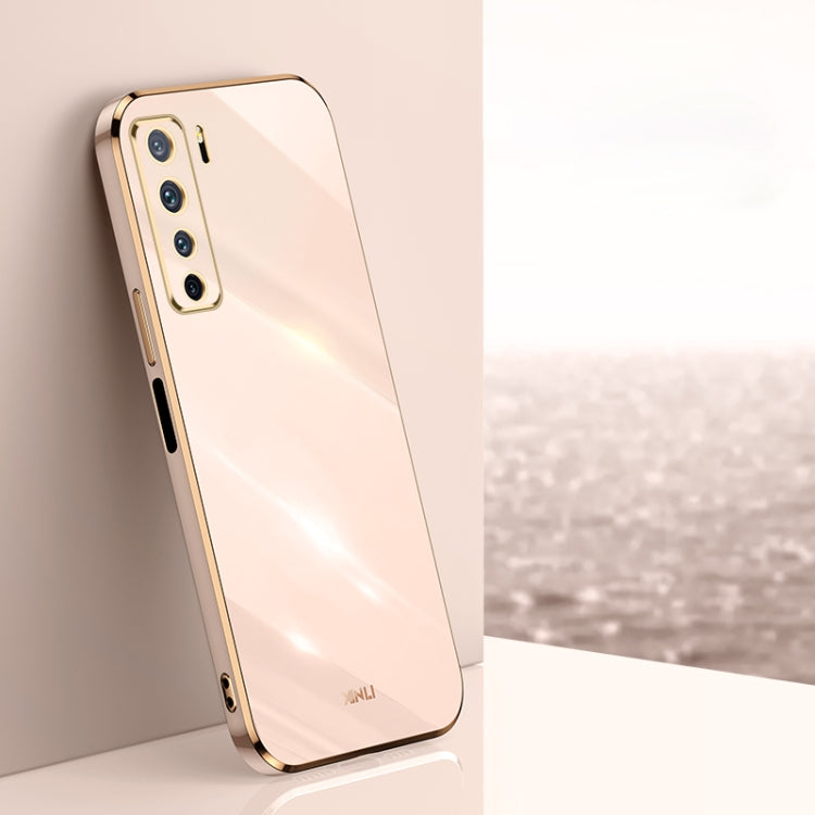 Custodia antiurto in TPU con bordo in oro con placcatura 6D XINLI, For Huawei nova 7 5G, For Huawei nova 7 Pro 5G, For Huawei nova 7 SE
