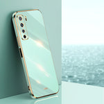 Custodia antiurto in TPU con bordo in oro con placcatura 6D XINLI, For Huawei nova 7 5G, For Huawei nova 7 Pro 5G, For Huawei nova 7 SE
