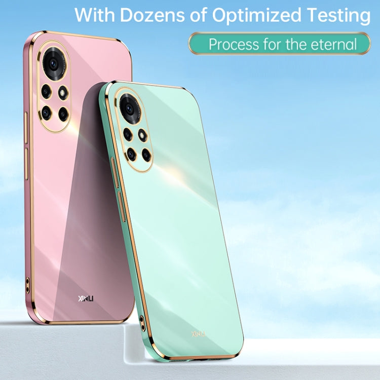 Custodia antiurto in TPU con bordo in oro con placcatura 6D XINLI, For Huawei nova 8 Pro 5G, For Huawei nova 8 SE, For Huawei P30