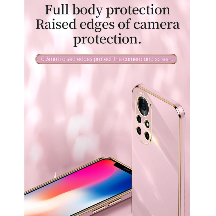 Custodia antiurto in TPU con bordo in oro con placcatura 6D XINLI, For Huawei nova 8 Pro 5G, For Huawei nova 8 SE, For Huawei P30