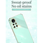 Custodia antiurto in TPU con bordo in oro con placcatura 6D XINLI, For Huawei nova 8 Pro 5G, For Huawei nova 8 SE, For Huawei P30