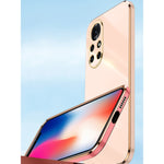Custodia antiurto in TPU con bordo in oro con placcatura 6D XINLI, For Huawei nova 8 Pro 5G, For Huawei nova 8 SE, For Huawei P30