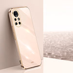 Custodia antiurto in TPU con bordo in oro con placcatura 6D XINLI, For Huawei nova 8 Pro 5G, For Huawei nova 8 SE, For Huawei P30
