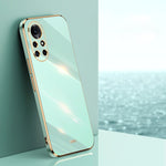 Custodia antiurto in TPU con bordo in oro con placcatura 6D XINLI, For Huawei nova 8 Pro 5G, For Huawei nova 8 SE, For Huawei P30