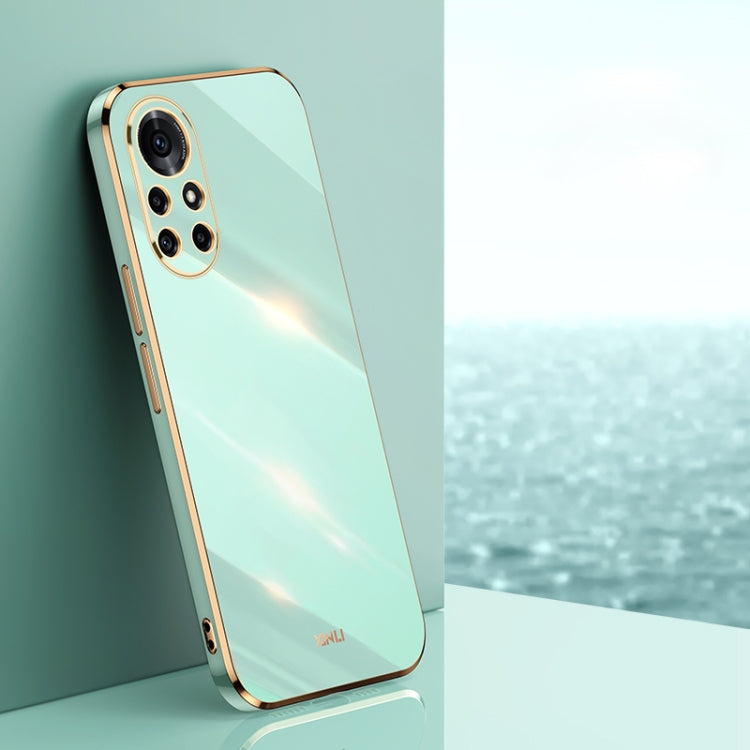 Custodia antiurto in TPU con bordo in oro con placcatura 6D XINLI, For Huawei nova 8 Pro 5G, For Huawei nova 8 SE, For Huawei P30