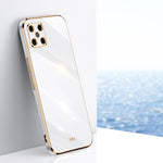 Custodia antiurto in TPU con bordo in oro con placcatura 6D XINLI, For Huawei nova 8 Pro 5G, For Huawei nova 8 SE, For Huawei P30