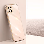 Custodia antiurto in TPU con bordo in oro con placcatura 6D XINLI, For Huawei nova 8 Pro 5G, For Huawei nova 8 SE, For Huawei P30