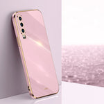 Custodia antiurto in TPU con bordo in oro con placcatura 6D XINLI, For Huawei nova 8 Pro 5G, For Huawei nova 8 SE, For Huawei P30