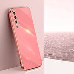 Custodia antiurto in TPU con bordo in oro con placcatura 6D XINLI, For Huawei nova 8 Pro 5G, For Huawei nova 8 SE, For Huawei P30
