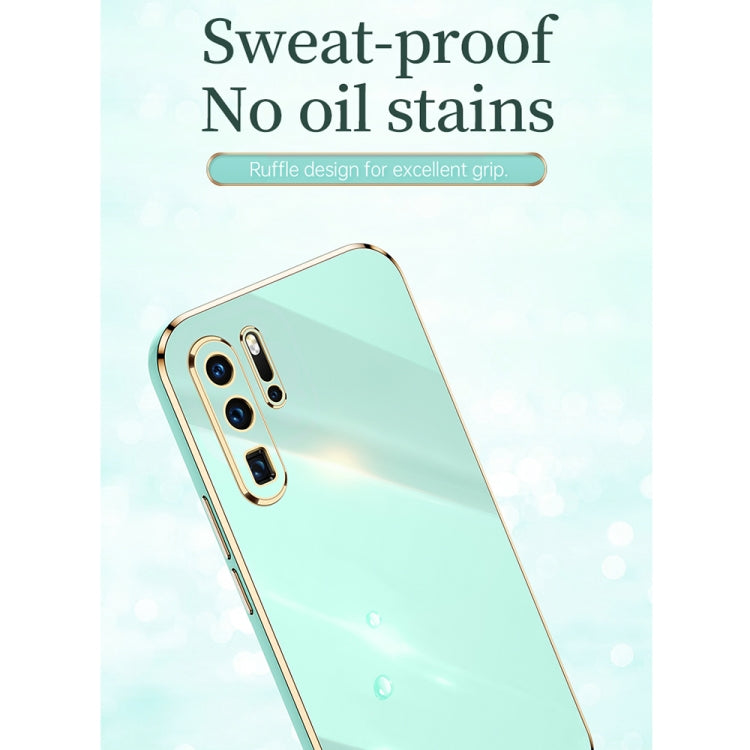 Custodia antiurto in TPU con bordo in oro con placcatura 6D XINLI, For Huawei P30 Pro, For Huawei P30 Lite, For Huawei P40