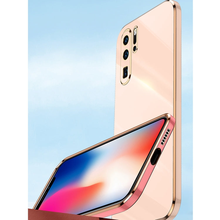 Custodia antiurto in TPU con bordo in oro con placcatura 6D XINLI, For Huawei P30 Pro, For Huawei P30 Lite, For Huawei P40