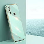 Custodia antiurto in TPU con bordo in oro con placcatura 6D XINLI, For Huawei P30 Pro, For Huawei P30 Lite, For Huawei P40
