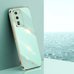 Custodia antiurto in TPU con bordo in oro con placcatura 6D XINLI, For Huawei P30 Pro, For Huawei P30 Lite, For Huawei P40