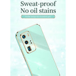 Custodia antiurto in TPU con bordo in oro con placcatura 6D XINLI, For Huawei P40 Pro, For Honor 20, For Honor 20 Pro