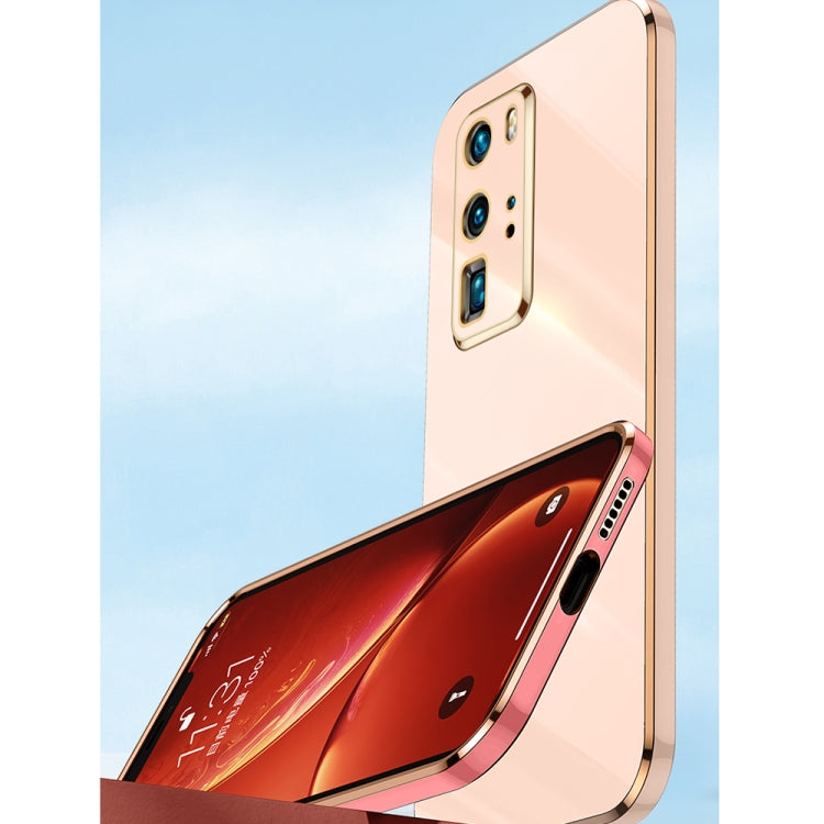 Custodia antiurto in TPU con bordo in oro con placcatura 6D XINLI, For Huawei P40 Pro, For Honor 20, For Honor 20 Pro