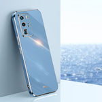 Custodia antiurto in TPU con bordo in oro con placcatura 6D XINLI, For Huawei P40 Pro, For Honor 20, For Honor 20 Pro