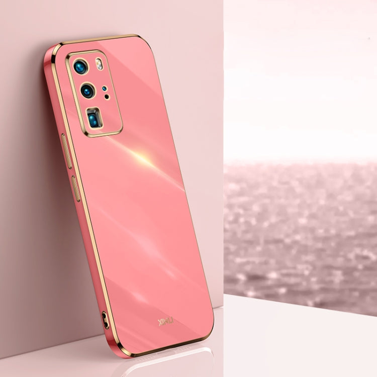 Custodia antiurto in TPU con bordo in oro con placcatura 6D XINLI, For Huawei P40 Pro, For Honor 20, For Honor 20 Pro