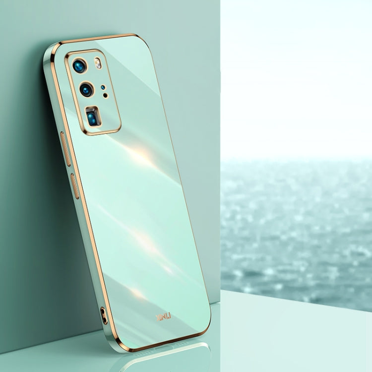 Custodia antiurto in TPU con bordo in oro con placcatura 6D XINLI, For Huawei P40 Pro, For Honor 20, For Honor 20 Pro