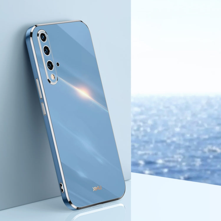 Custodia antiurto in TPU con bordo in oro con placcatura 6D XINLI, For Huawei P40 Pro, For Honor 20, For Honor 20 Pro