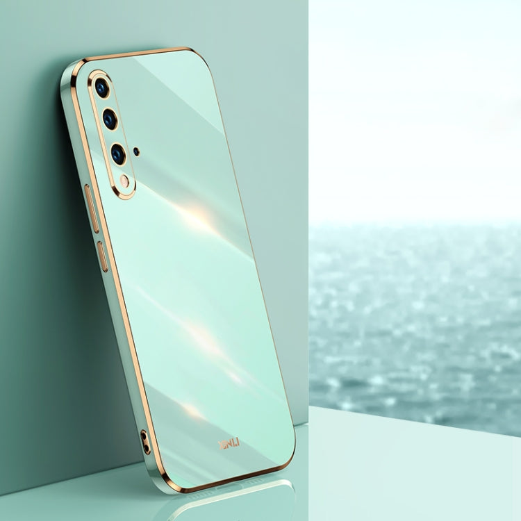 Custodia antiurto in TPU con bordo in oro con placcatura 6D XINLI, For Huawei P40 Pro, For Honor 20, For Honor 20 Pro