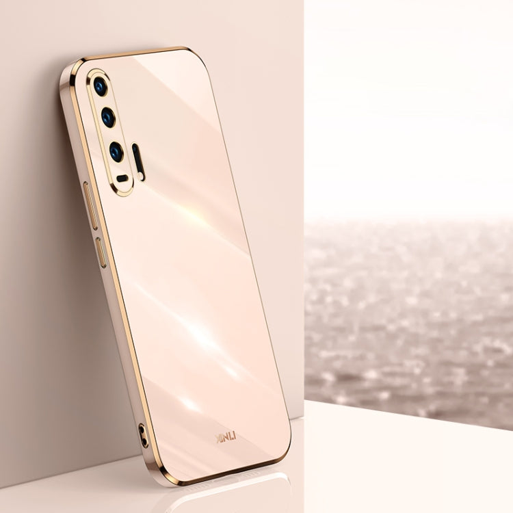 Custodia antiurto in TPU con bordo in oro con placcatura 6D XINLI, For Huawei P40 Pro, For Honor 20, For Honor 20 Pro